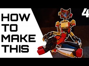 HIW TO MAKE THIS Lego robot girl tutorial part 4 (last part)