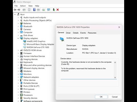 #Acer Aspire 7 A715-75G - Laptop - #nVidia Graphics issue