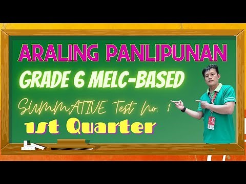 GRADE 6 ARALING PANLIPUNAN MELC-BASED SUMMATIVE TEST NO 1. FIRST QUARTER