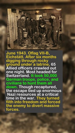 65 Officers Escaped Through a Latrine Tunnel! 🚽 Forgotten WWII Mass Breakout