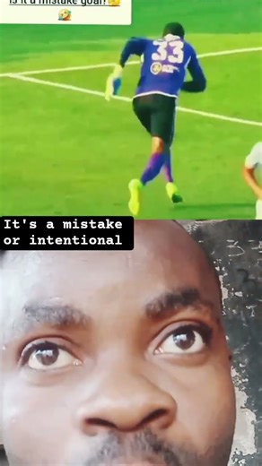 intentional or what 😮 #fyp #goalkeeper #football