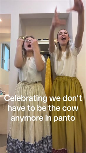 Celebrating Freedom from the Cow Costume in Panto
