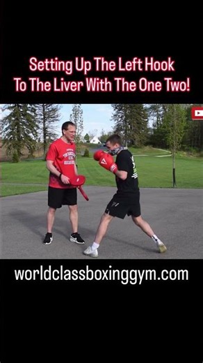Great technical mechanics and clean footwork create the perfect angle to dig the hook to the liver.