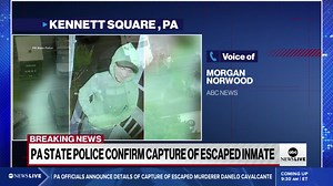 BREAKING: PA state police confirm capture of escaped inmate. Morgan Norwood reports. "We had an armed and dangerous killer wandering the woods, potentially the streets. This morning these surrounding communities here breathing a sigh of relief." | ABC News Live