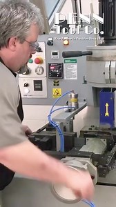 Test cut on the Dake 370 PP Automatic Ferrous Cold Saw. Dake...