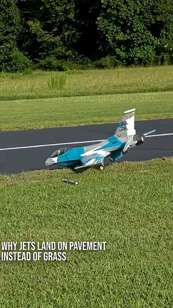 Unpredictable RC plane landings show real flying skills