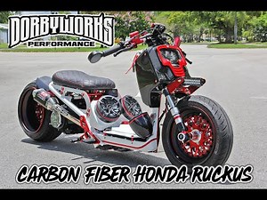 Honda Ruckus Carbon Fiber Edition EVOR YOSHIMURA built by Dorbyworks customs