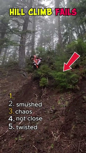 Dirt Bike Hill Climb FAILS!