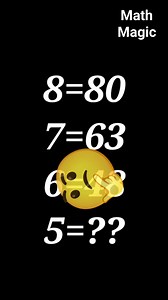 Math magic 😎🤔 #mathematicpu #gkchallenge #gk #MathMagic #BrainTeaserChallenge #gkquestion #basicmath #gkquiz #generalknowledge #math | general knowledge