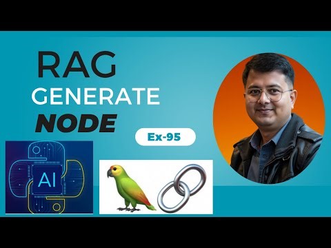 Rag generate node | LanGchain Tutorial Basic To Advance Ex -95