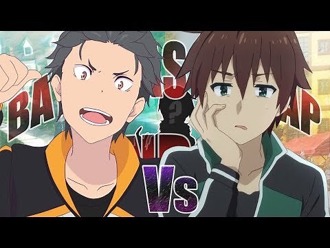 Kazuma Satou vs Subaru Natsuki || Batallas de Rap Random || Midoriya