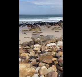 Stunning Rock Formations on a Quiet Beach