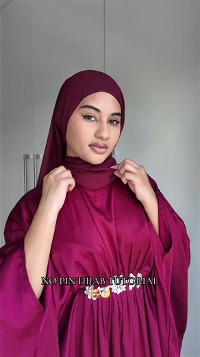 Chiffon Scarf No-Pin Hijab Tutorial