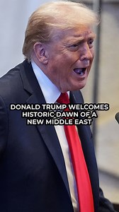 35K views · 1.1K reactions | Donald Trump has celebrated the Gaza peace deal by welcoming 'the historic dawn of a new Middle East.' | GB News | Facebook