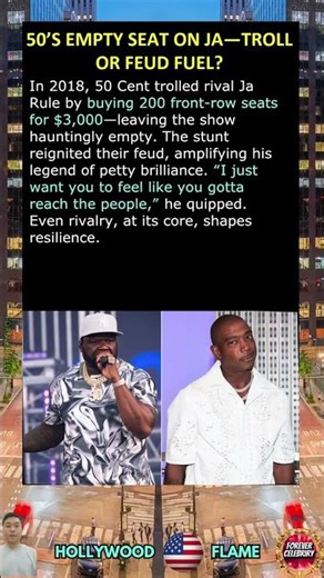 50’s empty seat on Ja—troll or feud fuel?