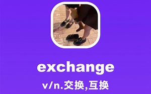exchange：交换，互换