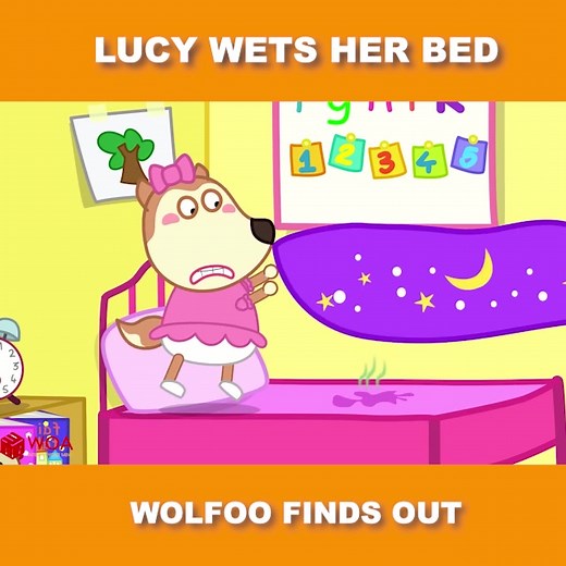 Lucy Bedwetting Incident | Funny Animation with Wolfoo and Friends