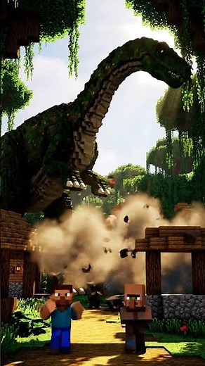 Minecraft Style Ark: Survival Ascended #minecraft #minecraftshorts
