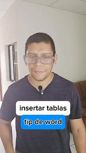 Insertar tablas en Word #exceltips #tips #android #app #tutorial #movil #smartphone #Excel #ordenador #tecnologia | raymon_acuna