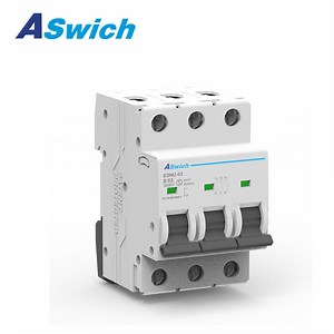 [Hot Item] Aswitch Overload Protection for Combiner Box for DC Systems of Mini Circuit Breaker, 3 Pole MCB Miniature AC 400V 6/10/16/20A Circuit Breaker,