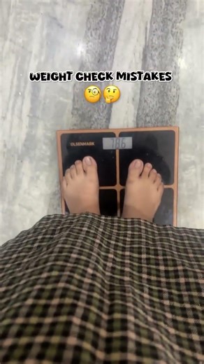 I bet you are making mistake 📈😱 || Weighing Scale Mistake || #trending #weightloss #weighing #shorts
