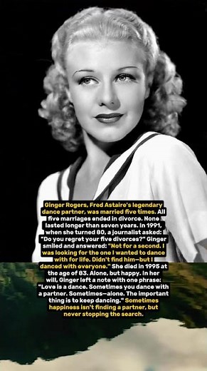 Ginger Rogers was married 5 times