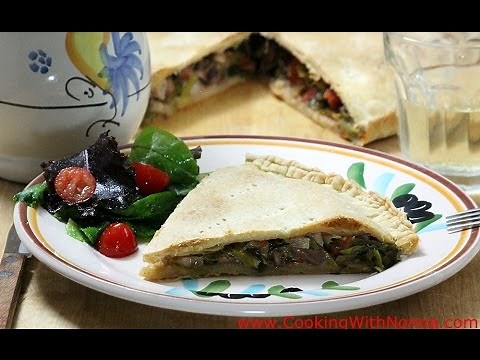 Scalcione - Savory Onion Pie - Rossella's Cooking with Nonna