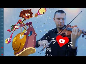 Theme Song Amphibia DISNEY on violin and piano + SHEETS