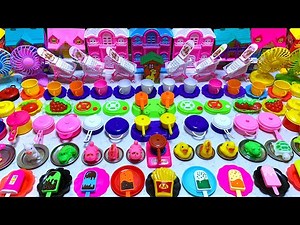 6:50 Minutes Satisfying With Unboxing Hello Kitty Kitchen Set | Cutee Tiny Mini ASMR kitchen set