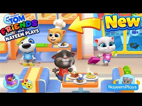 A WHOLE NEW RESTAURANT! My Talking Tom Friends New Big Update Gameplay