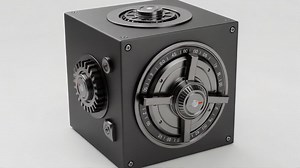 A High-Tech Safe with Complex Dial Mechanism and Ventilation, Showcasing Modern Security Features and Ingenious Locking System for Enhanced Protection | Premium Stock Video Footage