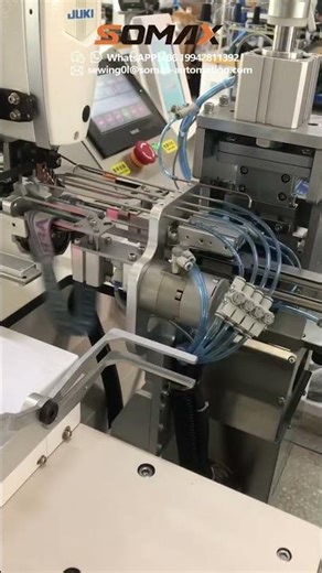 SOMAX Automatic Elastic Band Cutting and Joining Sewing Machine #somax #foryou #sewingautomation