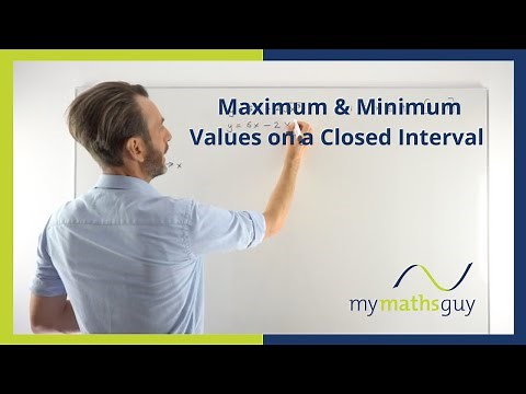 Finding Maximum & Minimum Values on a Closed Interval