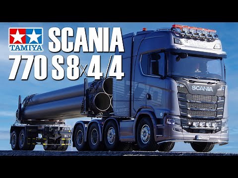 TAMIYA 1/14 R/C TRACTOR TRUCK SCANIA 770 S 8x4/4 タミヤ スカニア 770 S 8x4/4