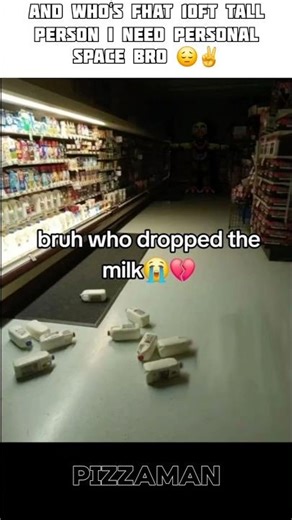 Yo chat that's just a co-worker checking up right? #fypシ #fnaf #milk #supermarket #funny