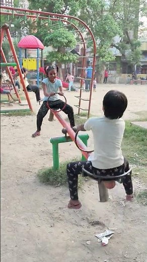 Teeter- Totter Seesaws children playing