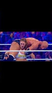 Ronda Rousey _ Kurt Angle vs. Triple H _ Stephanie_ WrestleMania 34