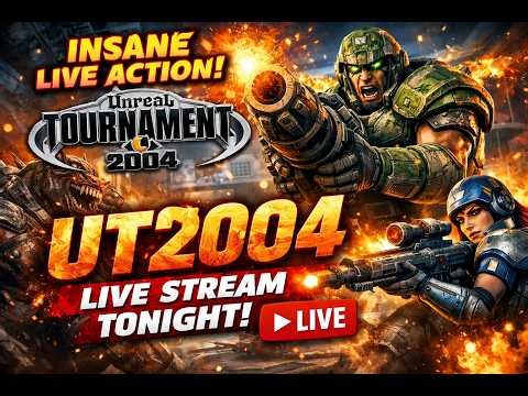 🔥 Unreal Tournament 2004 LIVE 🔥 | Fast-Paced Arena FPS Action | UT2004 Multiplayer Chaos!
