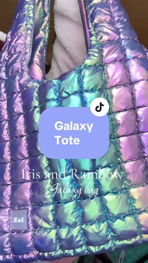 Stunning Iris Galaxy Color-Shifting Hobo Bag