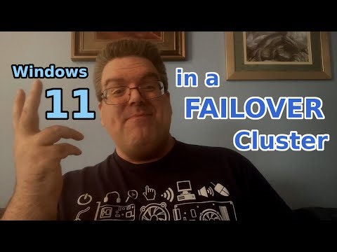 How do I run Windows 11 in a failover cluster?
