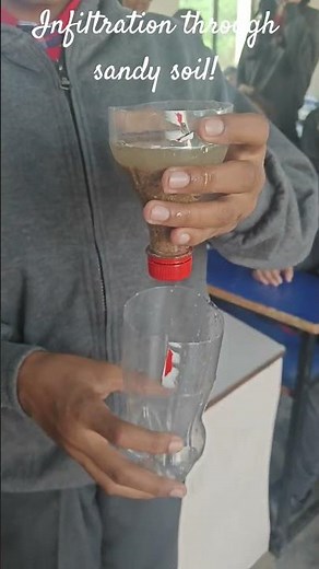 💧Sand = Moderate Water Flow | Soil Permeability Activity | Class 7#school#science