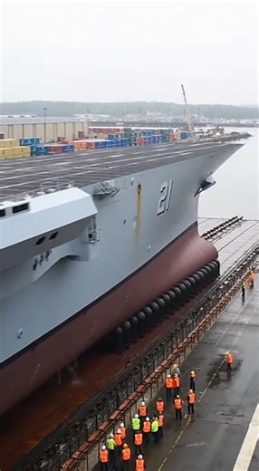 Technical malfunction during aircraft carrier launch causes the ship to unexpectedly capsize - chaos erupts at the dock ⚠️🌊🚢 | ZORD is Live