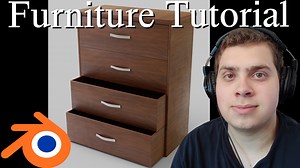 How to create a Dresser in Blender (Realistic Furniture Tutorial)
