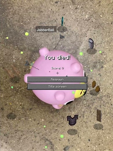 Minecraft loss for jabber ball…..