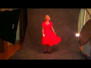 Vintage Dress Slo-Mo Twirl
