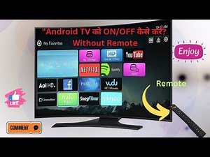 Turn On/Off Your Android TV in Seconds | Simple Tutorial (All Brands) 🔌