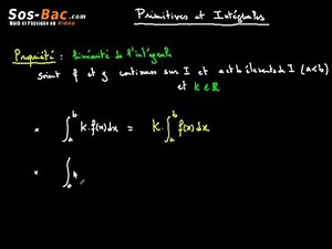 Primitives et Intégrales cours 5