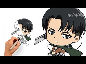 How to Draw Levi Ackerman (Chibi) - Attack on Titan #leviackerman #AttackOnTitan #DrawLevi