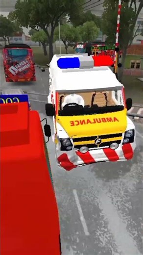 ambulance public Serivc for #bus simulator indonesia #draving #draver for #shorts 🚑📢