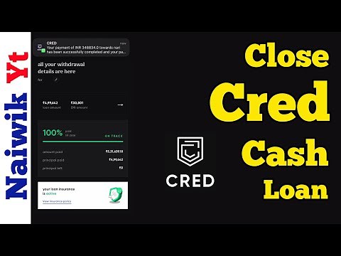 How to close Cred Cash Loan || Foreclosure Cred cash loan
